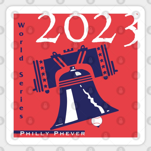 Phillies 2023 World Series Magnet by YOPD Artist